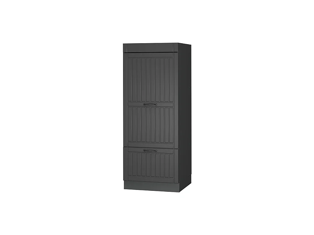 Mikrovågsskåp mörkgrå 60x58.1x153.6 fame-line