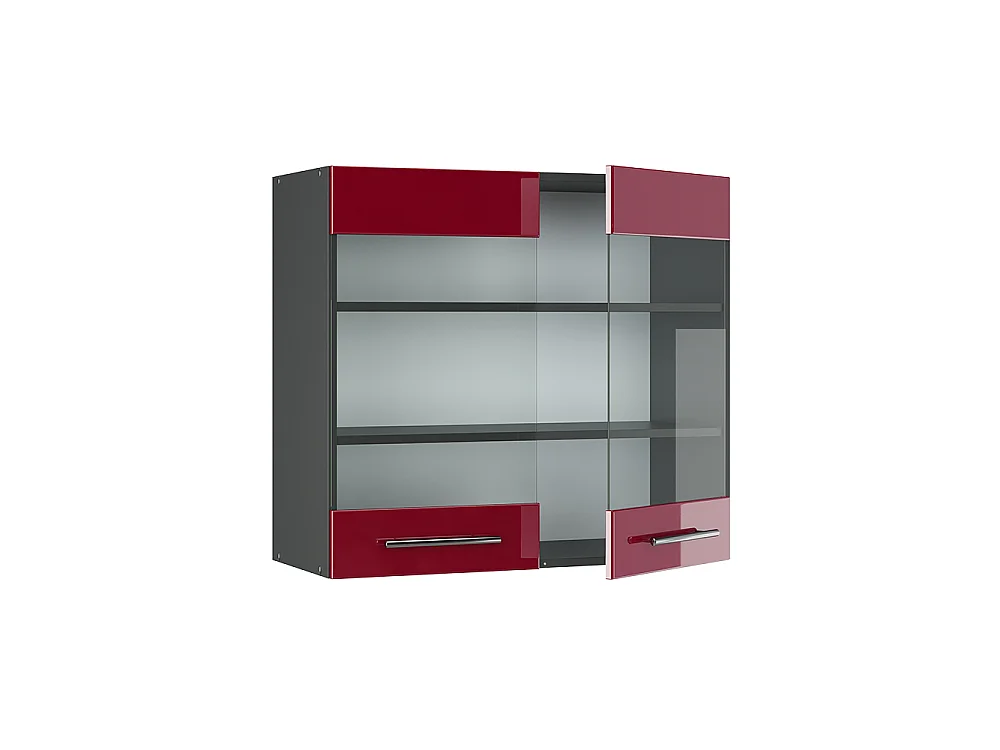 Mobile da cucina in vetro Bordeaux lucido 80x34.1x72 fame-line