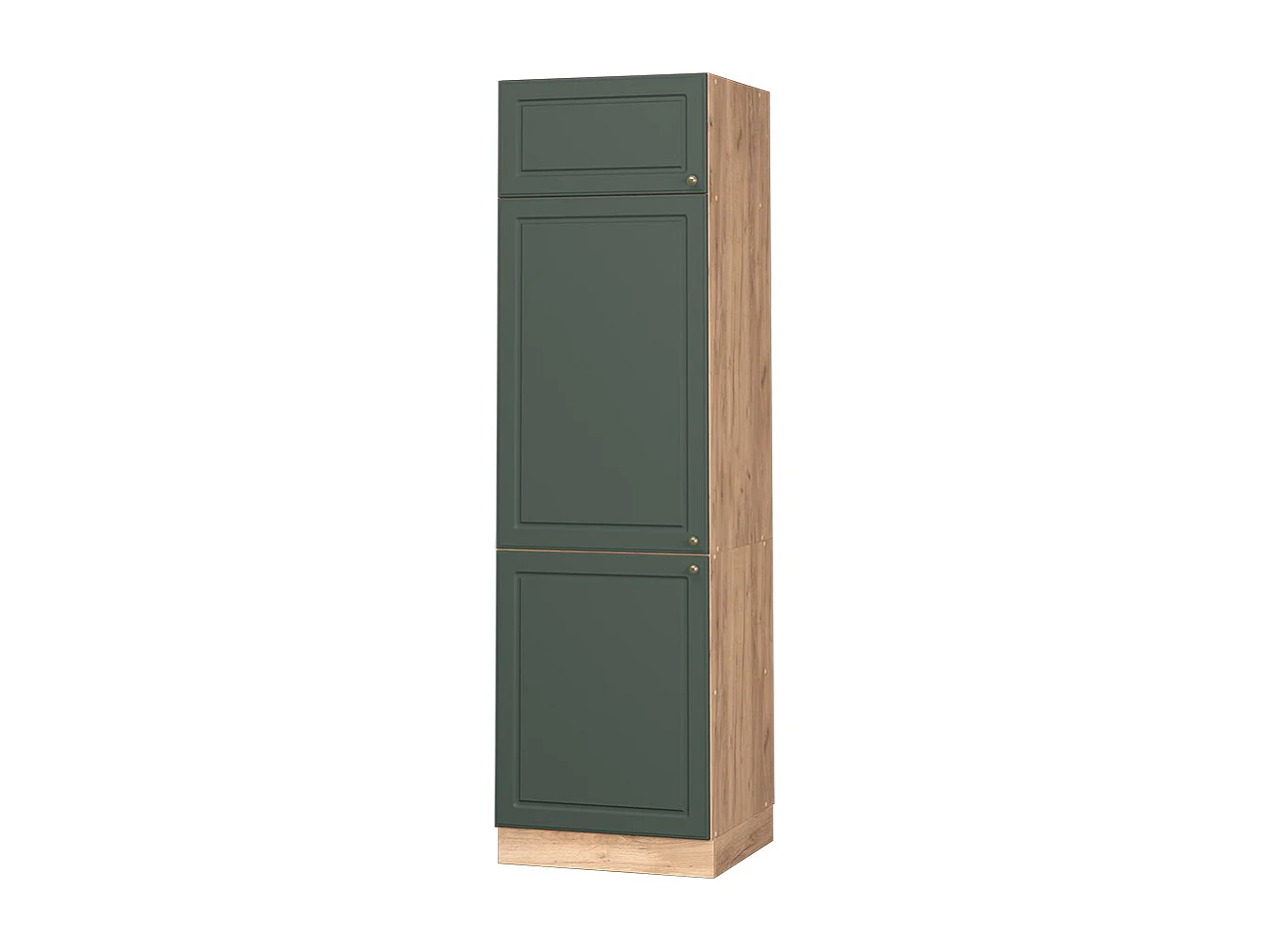 Armoire pour frigo vert or campagne 60x58.1x206.8 fame-line