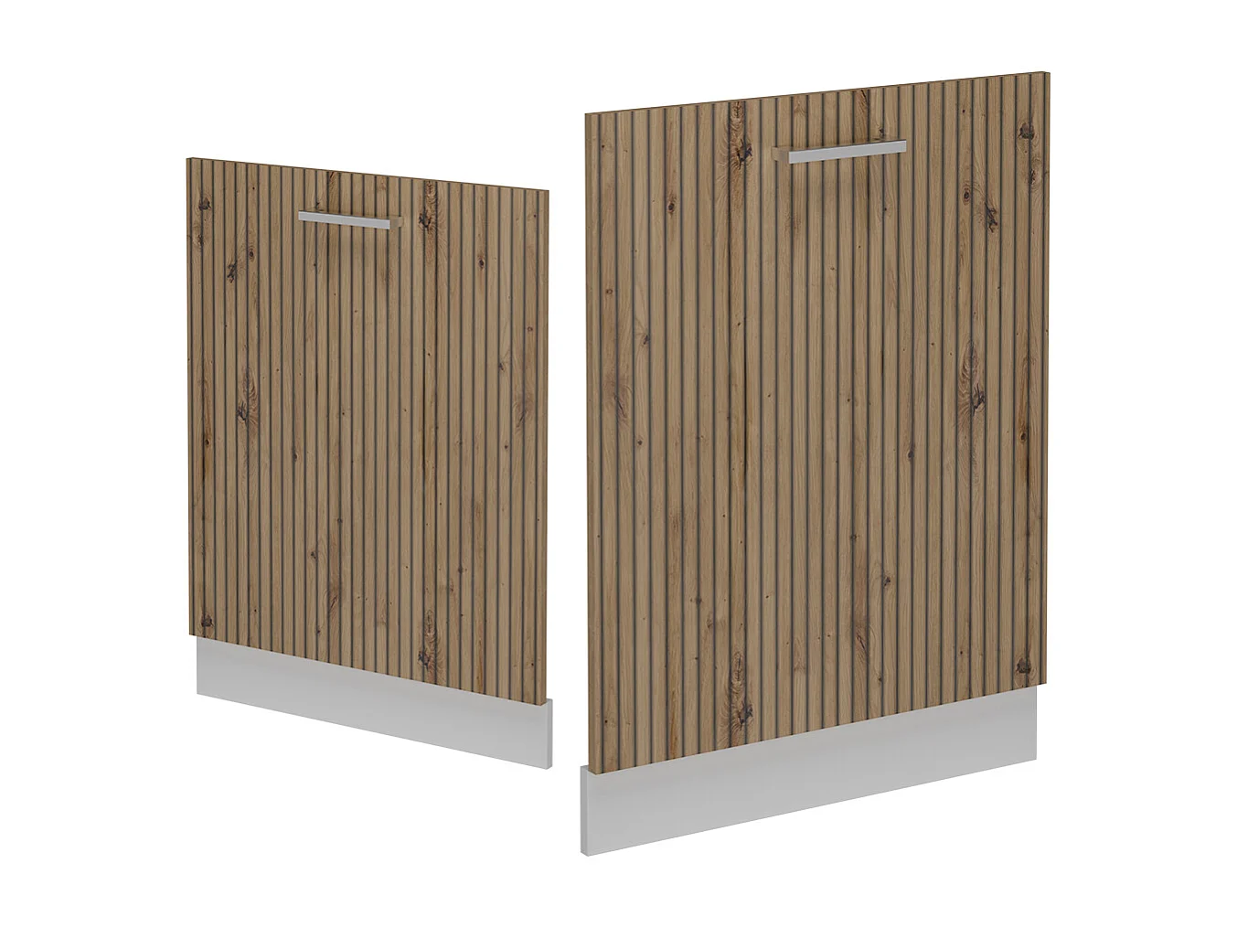 Façade de lave-vaisselle chêne artisan 60x1.6x81.8 r-line