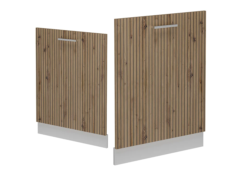 Façade de lave-vaisselle chêne artisan 60x1.6x81.8 r-line