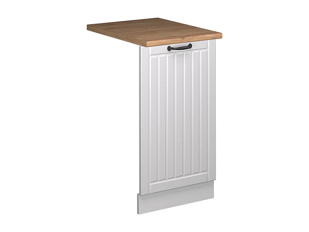 Façade de lave-vaisselle blanc campagne 45x1.6x81.8 fame-line