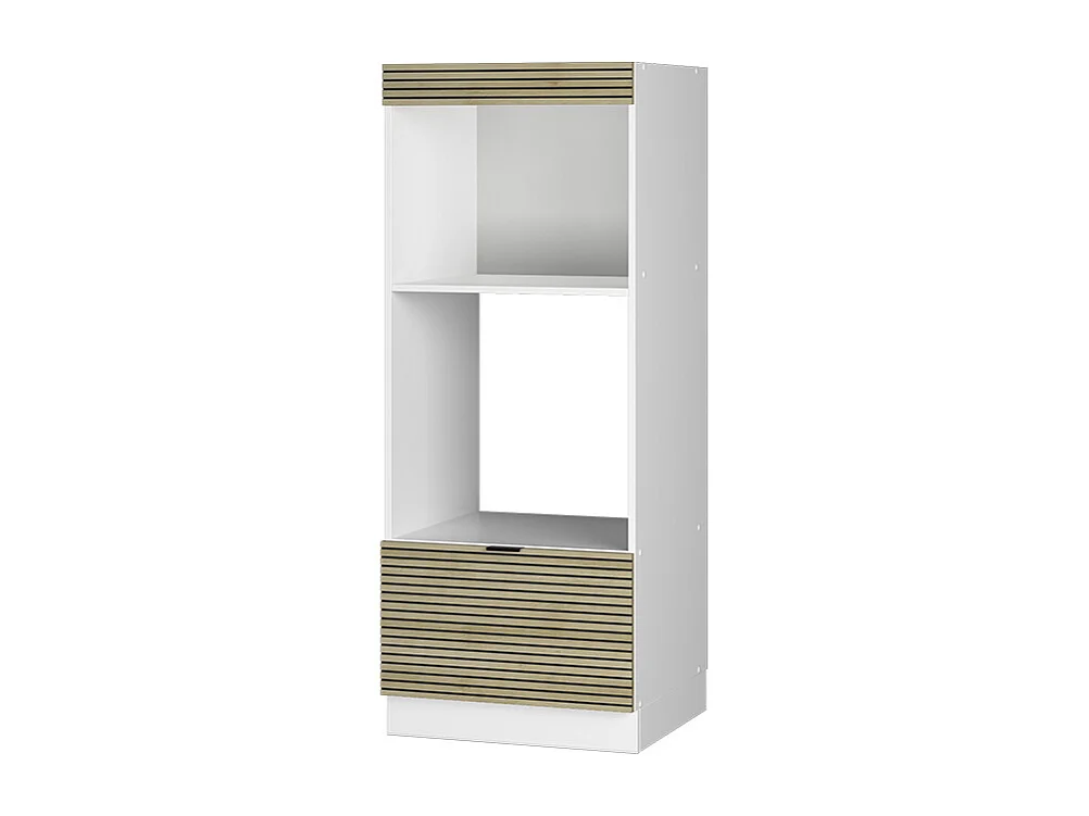 Armoire micro-ondes panneau en chêne 60x58.1x153.6 fame-line