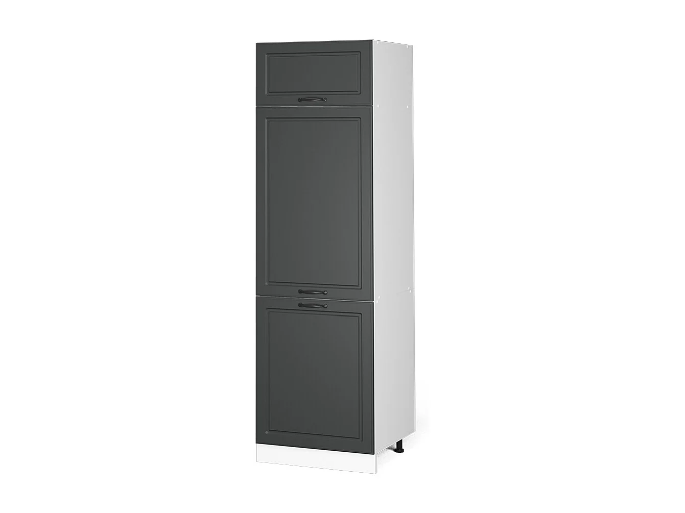Armoire pour frigo anthracite campagne 60x57.2x206.8 r-line