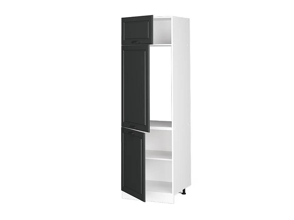 Armoire pour frigo anthracite campagne 60x57.2x206.8 r-line