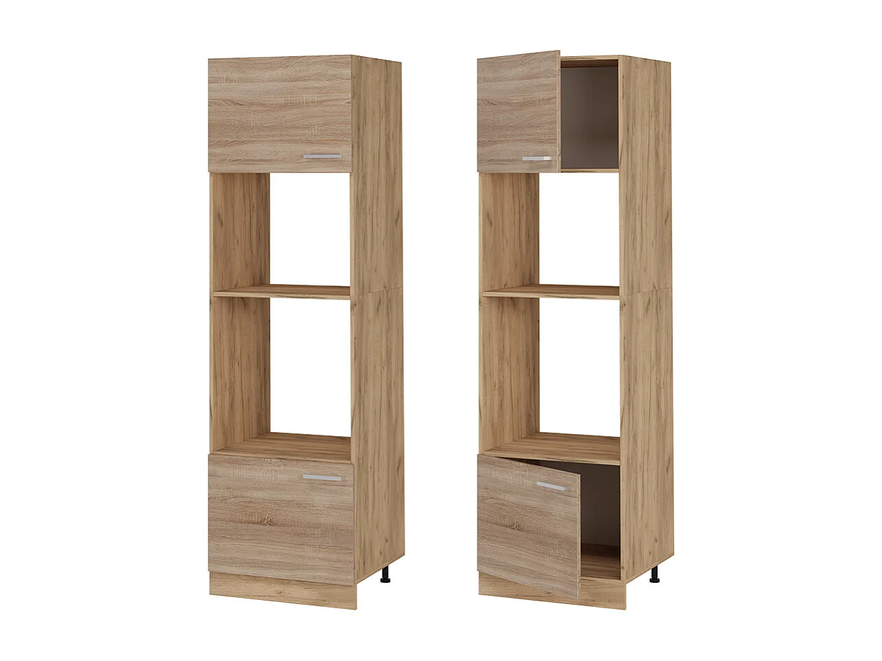 Armoire micro-ondes sonoma 60x57.2x206.8 r-line