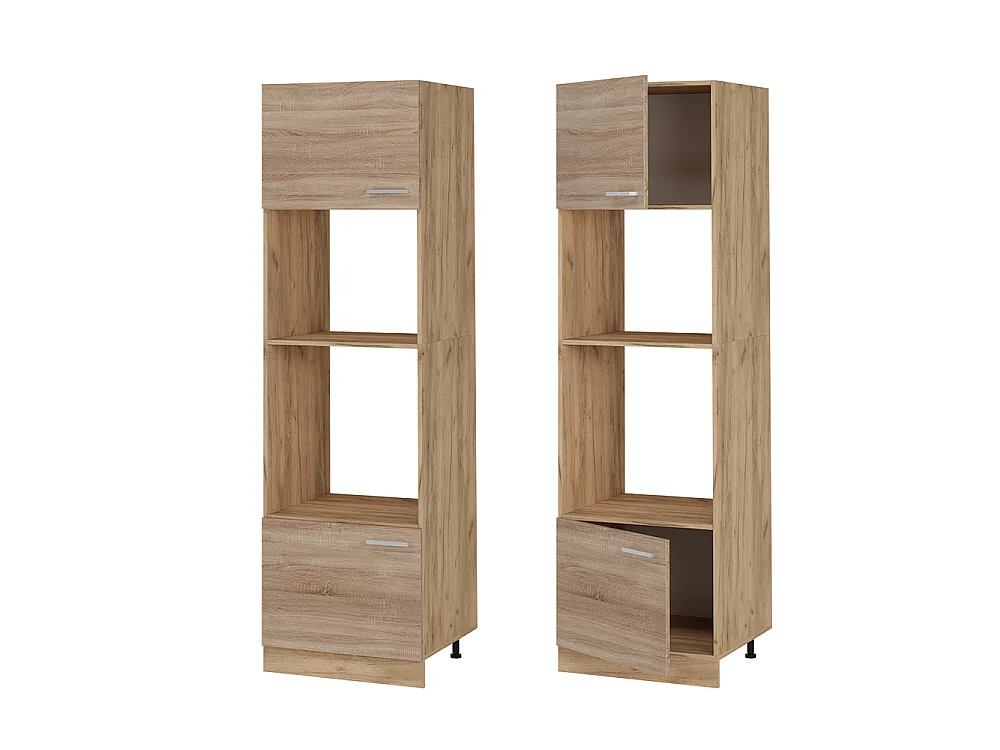 Armoire micro-ondes sonoma 60x57.2x206.8 r-line