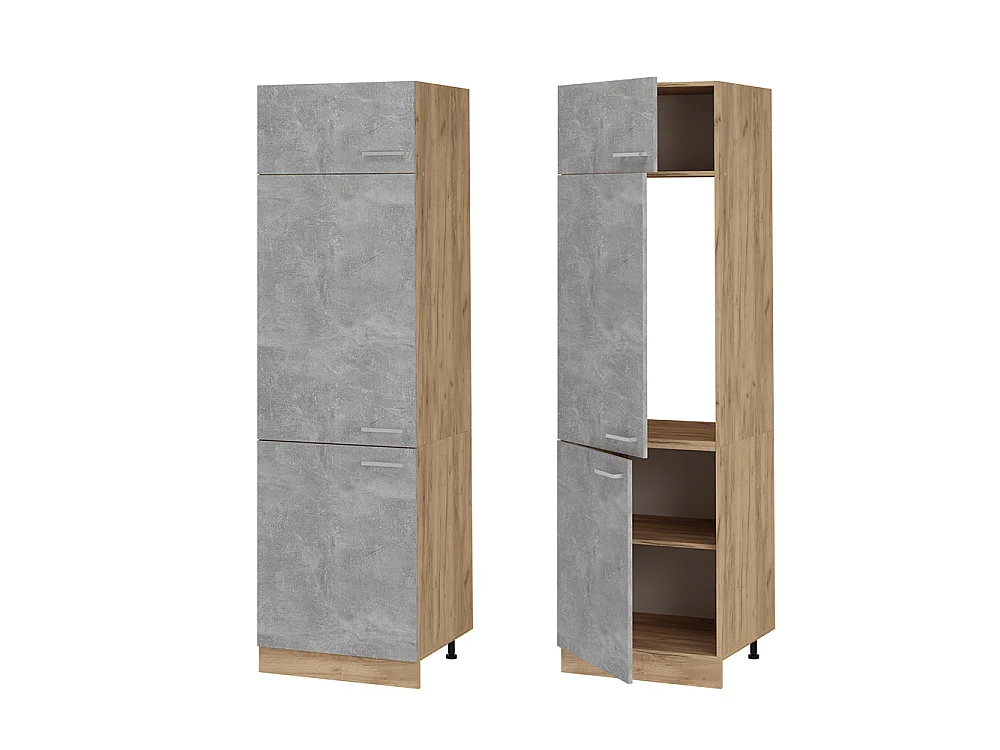 Armoire pour frigo béton 60x57.2x206.8 r-line