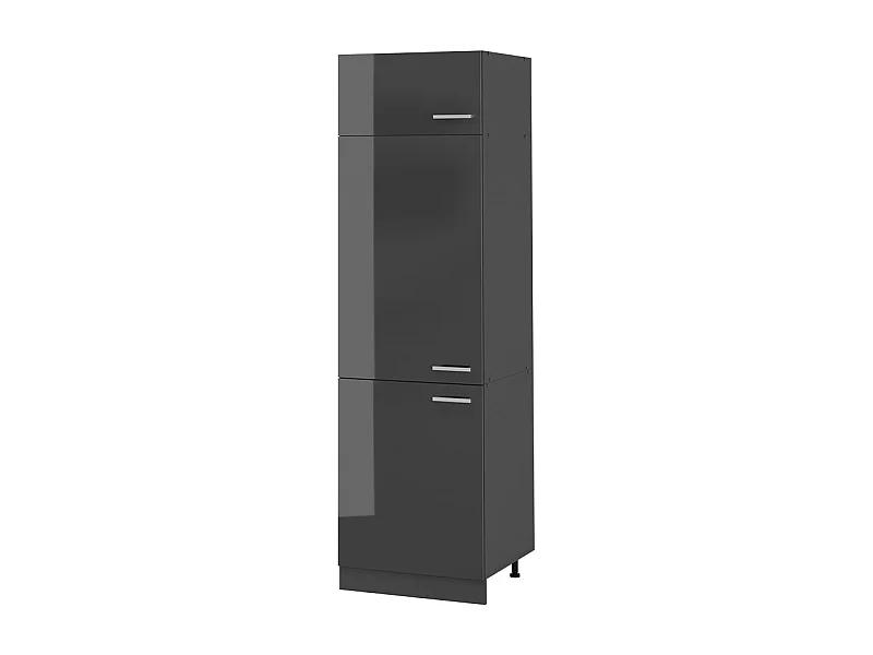Armoire pour frigo anthracite haute brillance 60x57.2x206.8 r-line