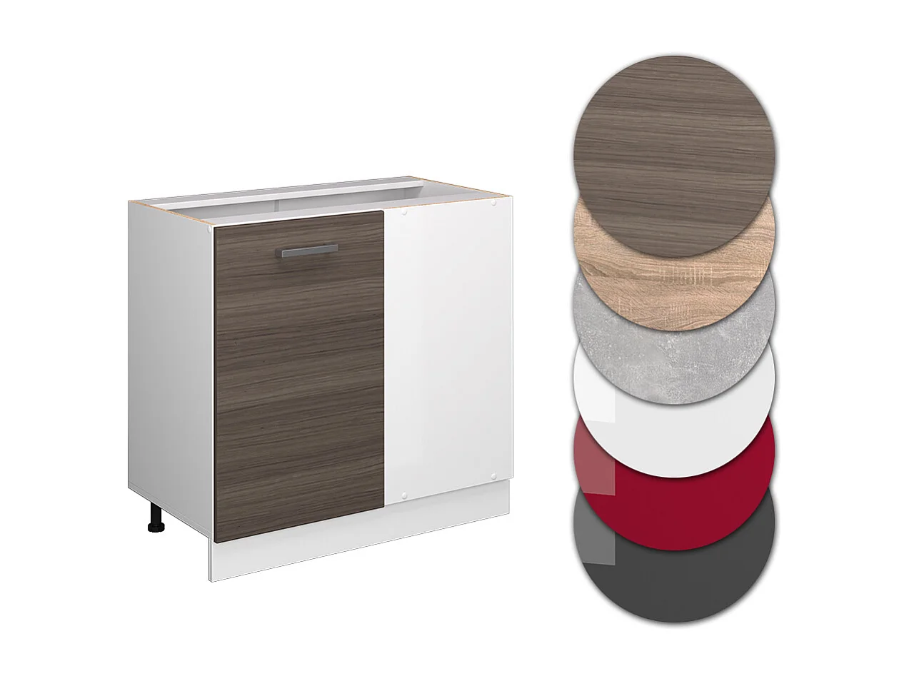 Meuble dangle gris noble 86x46x81.6 r-line