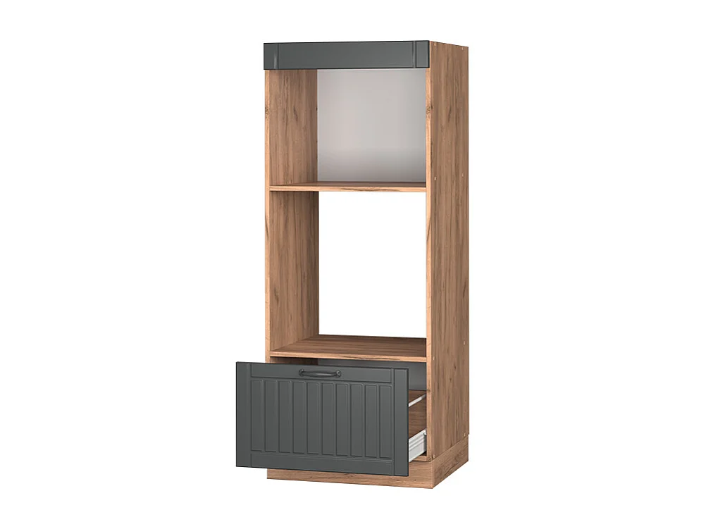 Armoire micro-ondes gris foncé 60x58.1x153.6 fame-line