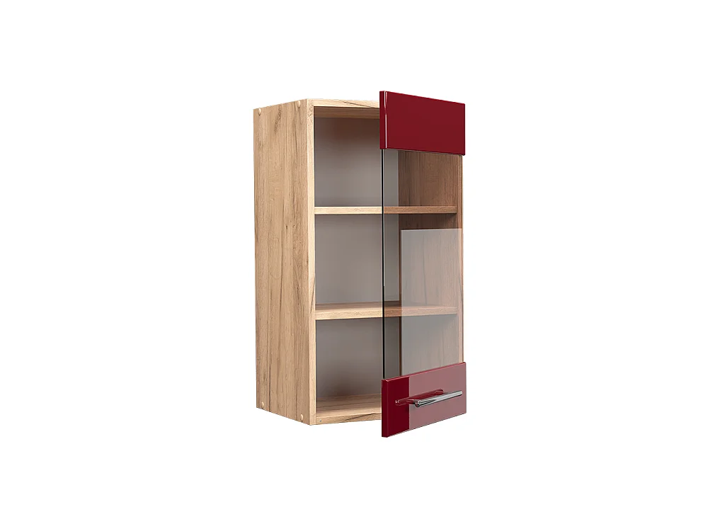 Mobile da cucina in vetro Bordeaux lucido 40x34.1x72 fame-line