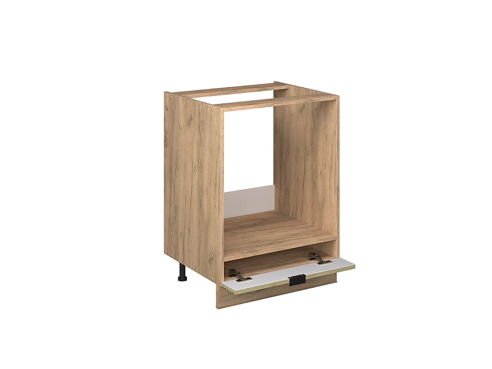 Armario para horno empotrado panel de roble 60x51.6x82 fame-line