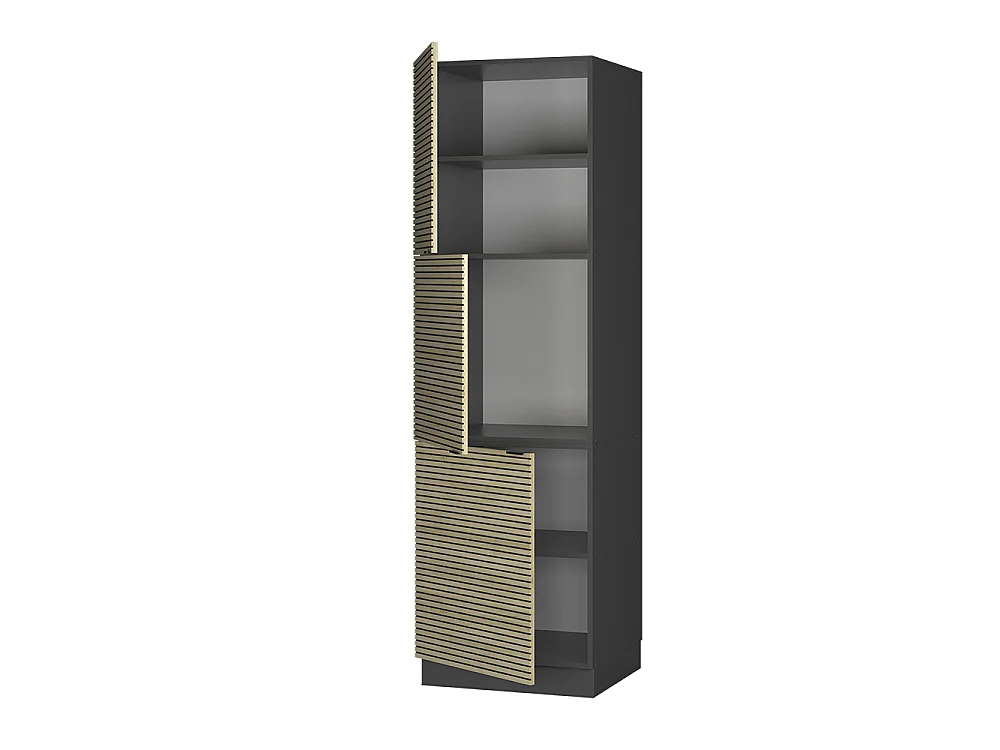 Ovenombouwkast eiken paneel 60x58x206.8 fame-line