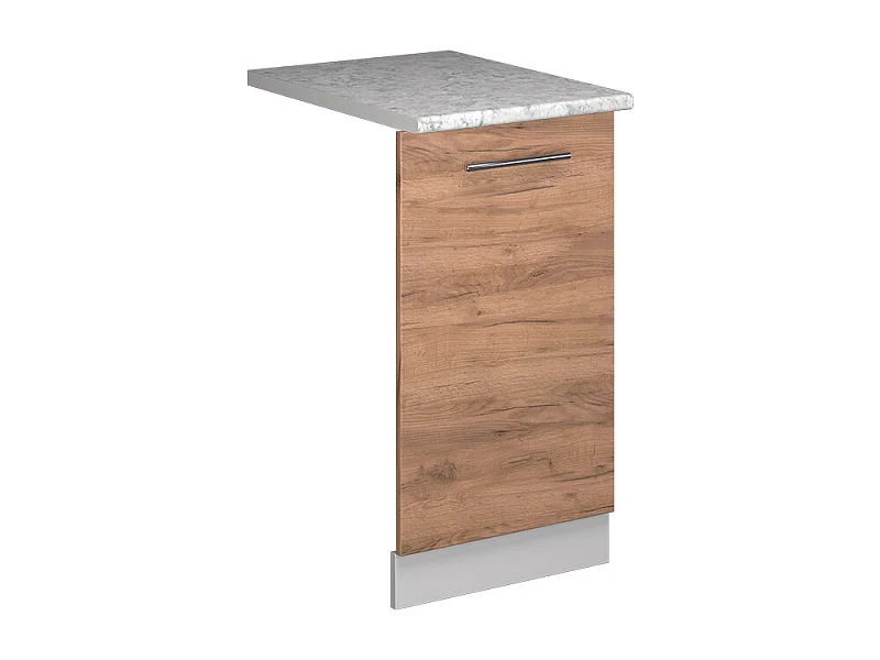 Façade de lave-vaisselle chêne de force doré 45x1.6x81.8 fame-line