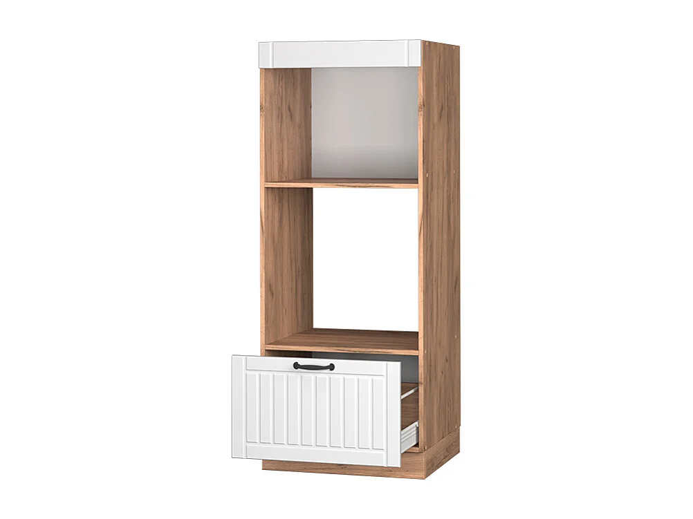 Armoire micro-ondes blanc campagne 60x58.1x153.6 fame-line