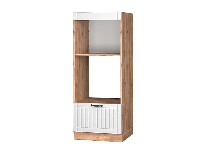 Armoire micro-ondes blanc campagne 60x58.1x153.6 fame-line