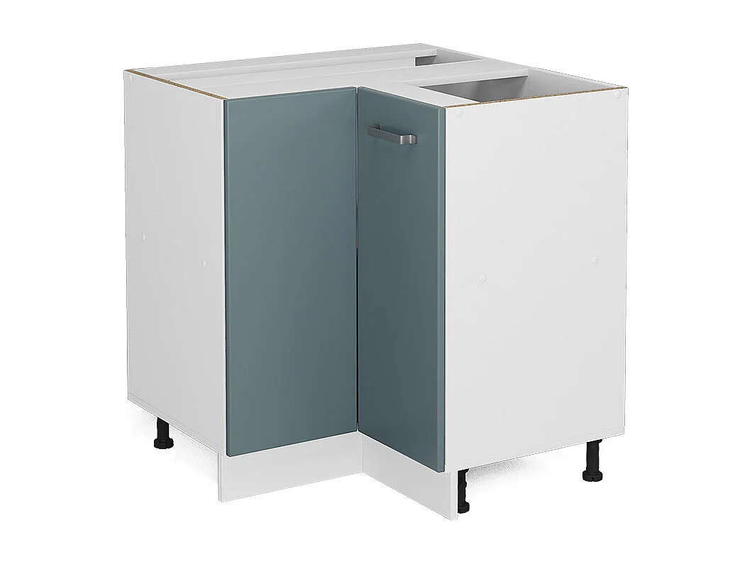 Hoekkast blauw-grijs 75.6x46x81.6 r-line