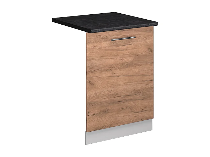 Façade de lave-vaisselle chêne de force doré 60x1.6x81.8 fame-line