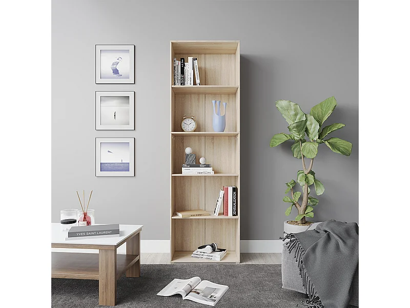 Bücherregal sonoma 60x30.4x190 bob