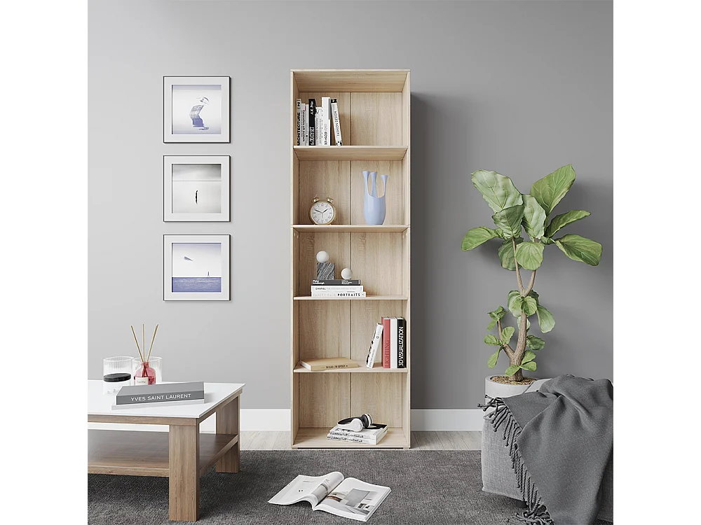 Libreria sonoma 60x30.4x190 bob