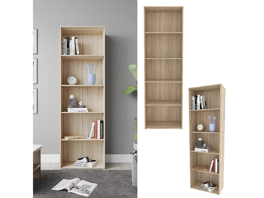 Libreria sonoma 60x30.4x190 bob