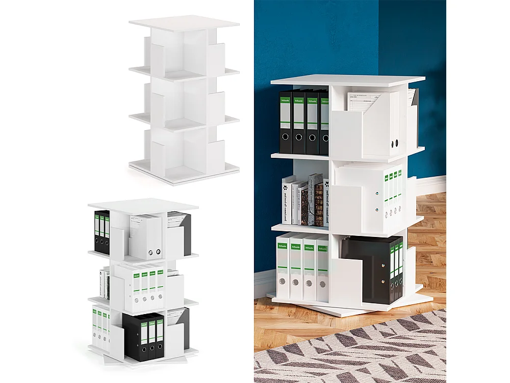 Bücherregal weiß 59.7x59.7x111.4 alfa