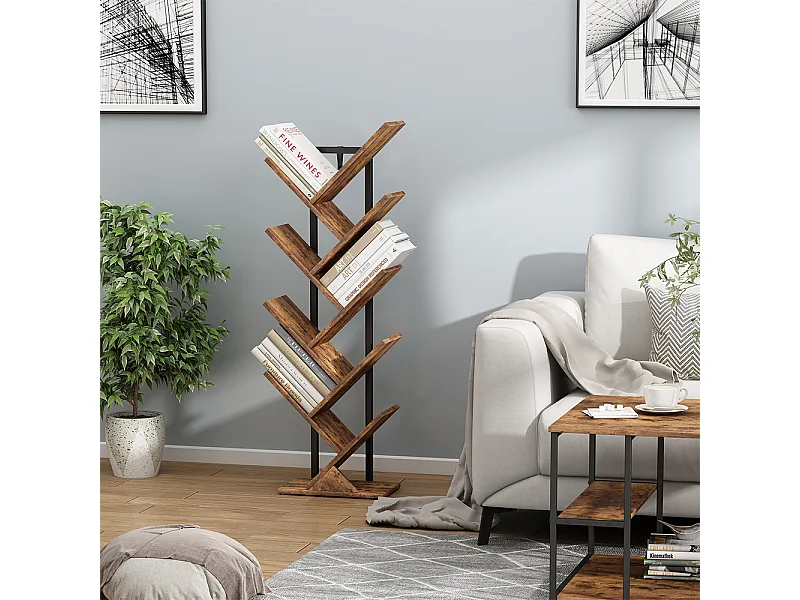 Librerie legno antico 40x20x116 fyrk