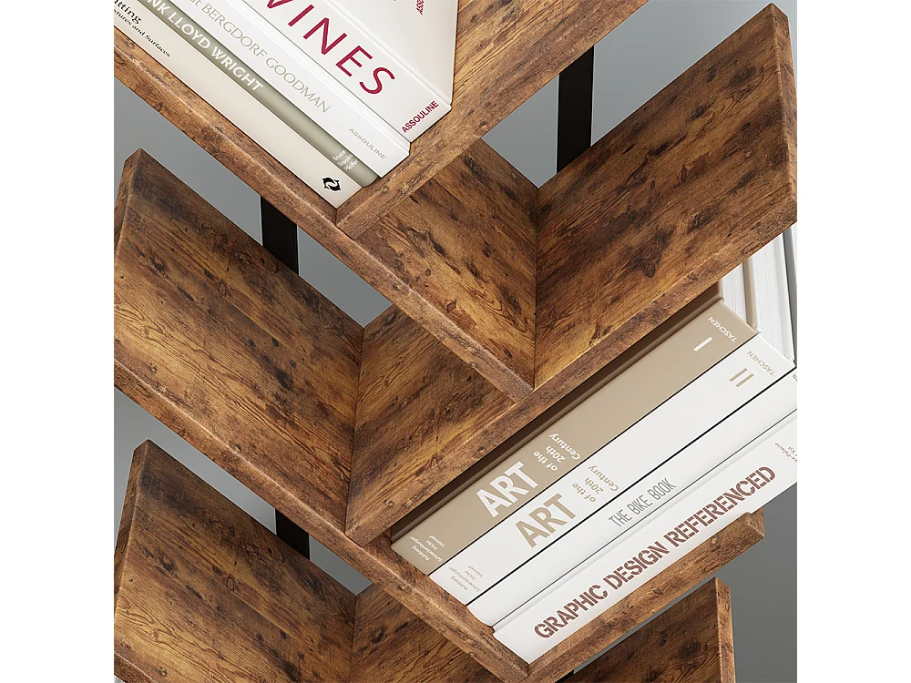 Librerie legno antico 40x20x116 fyrk