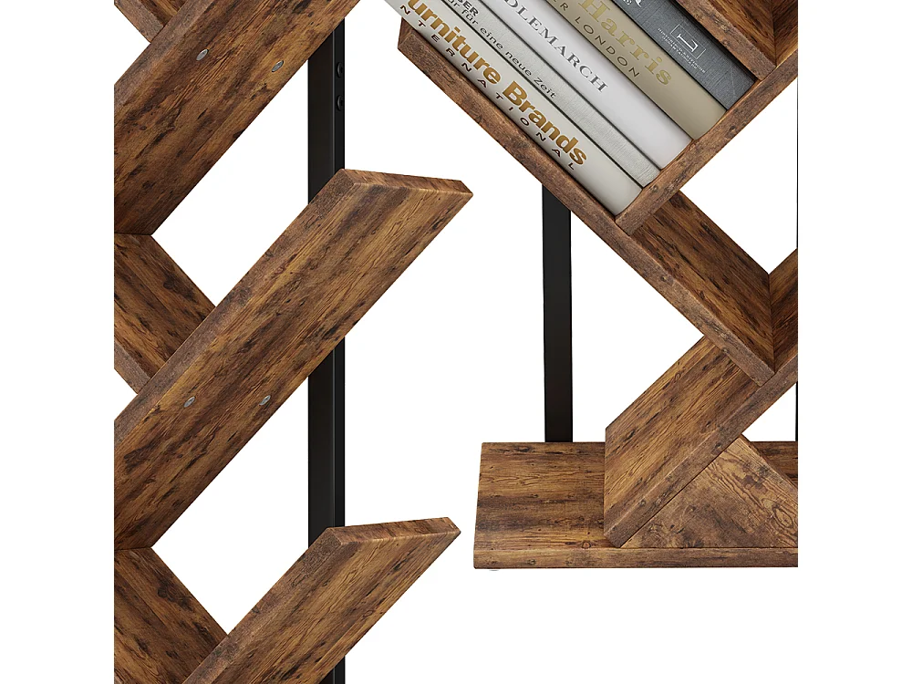 Librerie legno antico 40x20x116 fyrk