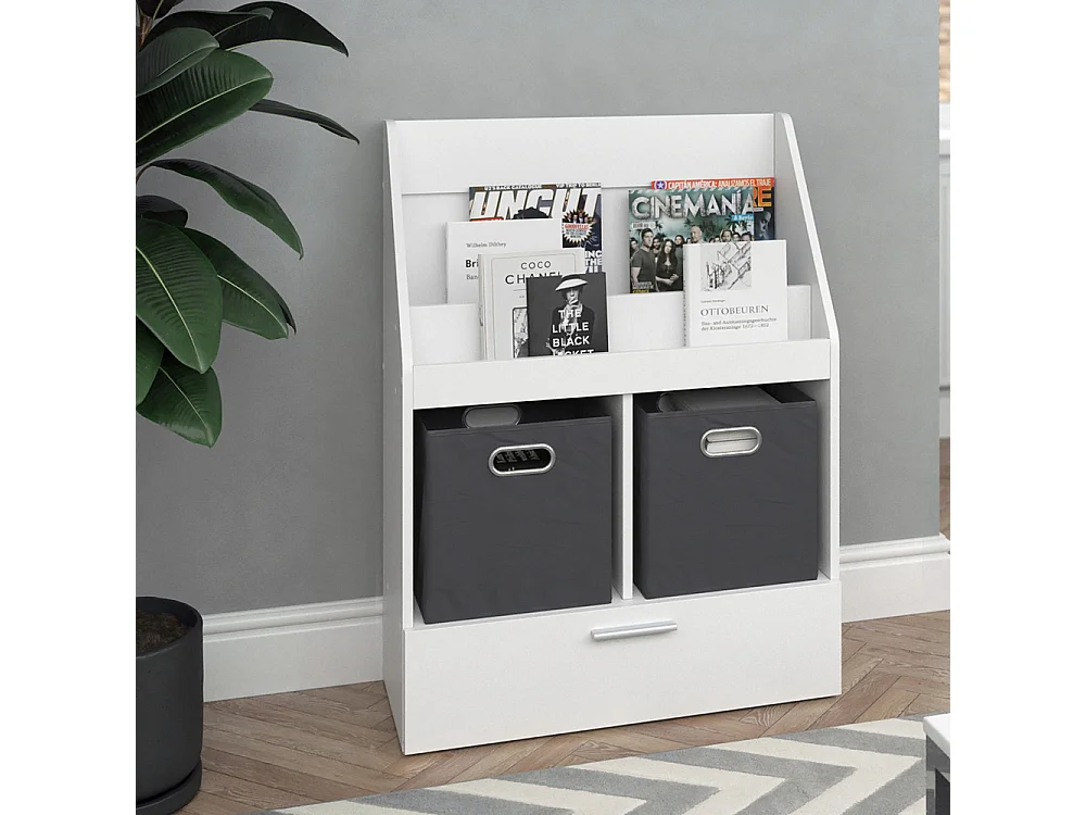 Bücherregal weiß 72x31.2x96.2 luigi