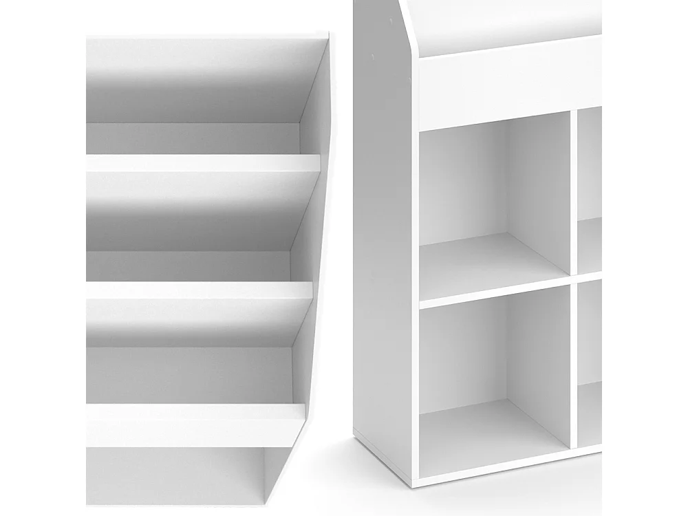 Bücherregal weiß 72x31.2x114.2 luigi