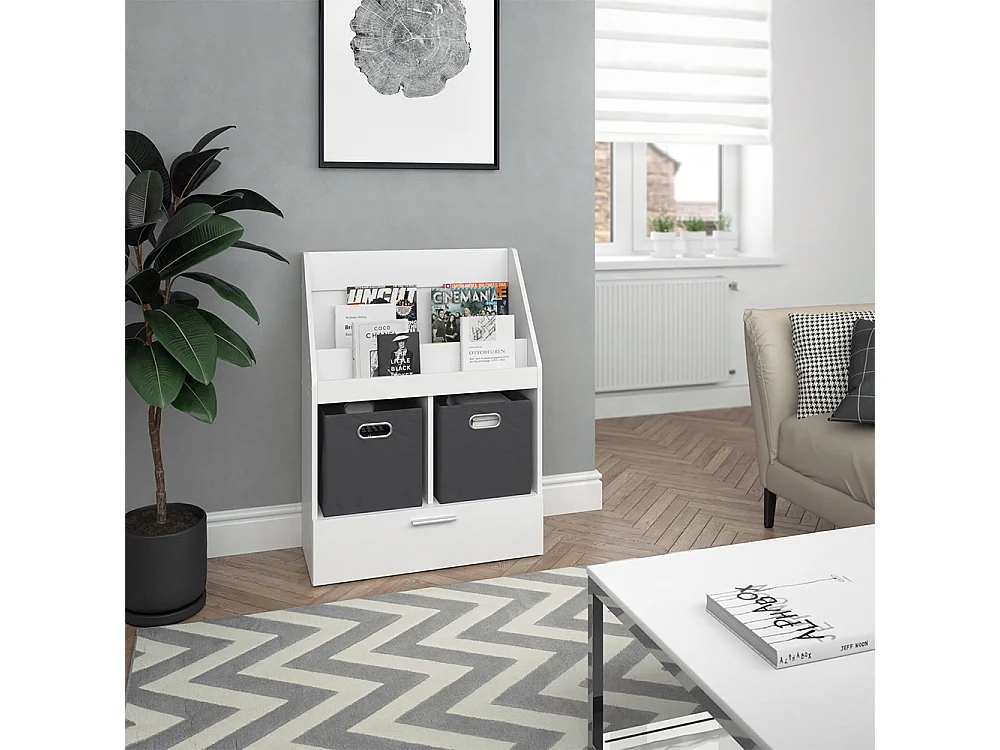 Bücherregal weiß 72x31.2x96.2 luigi