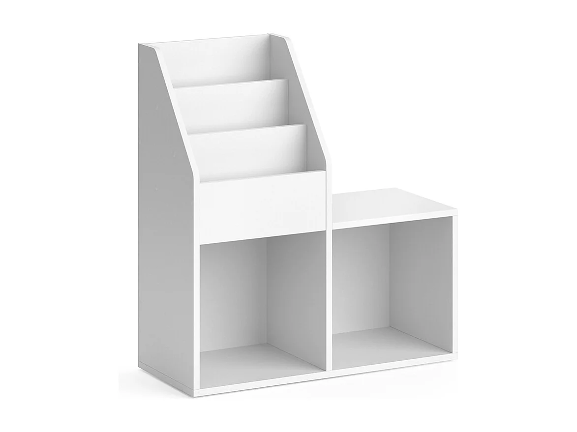 Bücherregal weiß 72x30.9x79 luigi