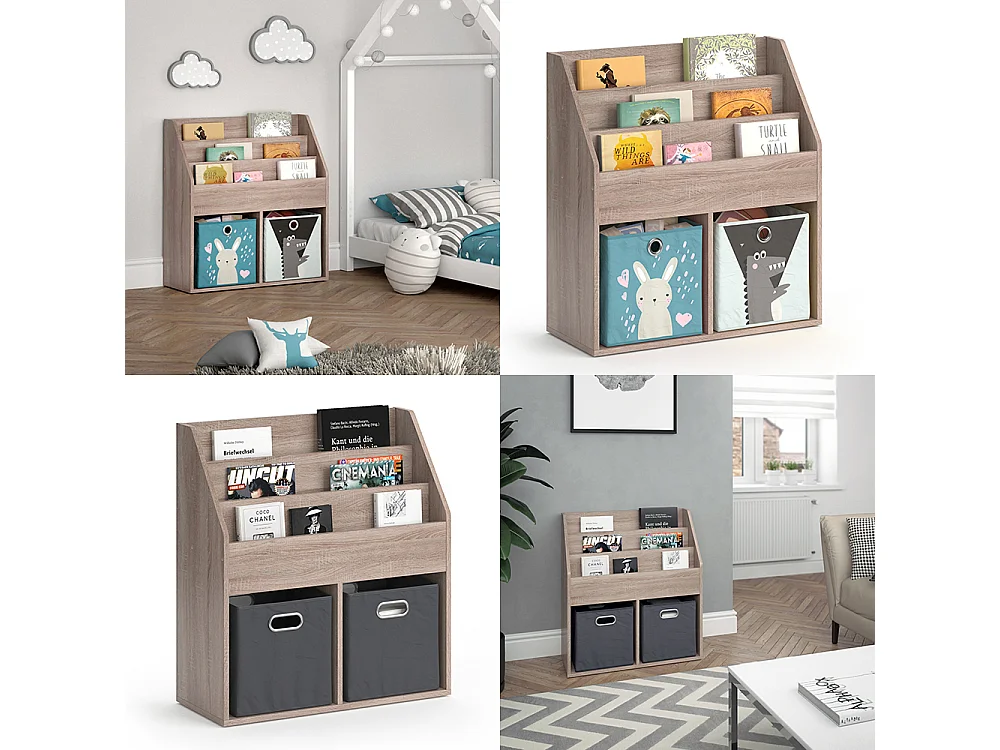 Bücherregal sonoma 72x30.7x79 luigi