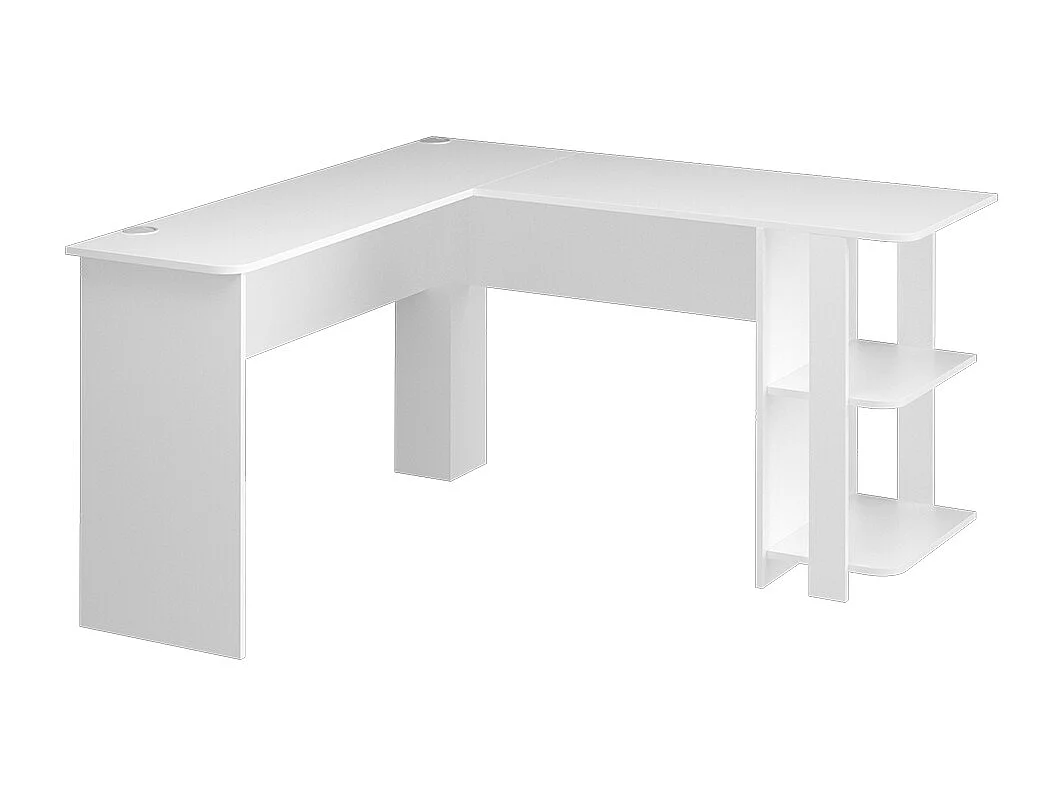 Eckschreibtisch weiß 140x140x75 nikita