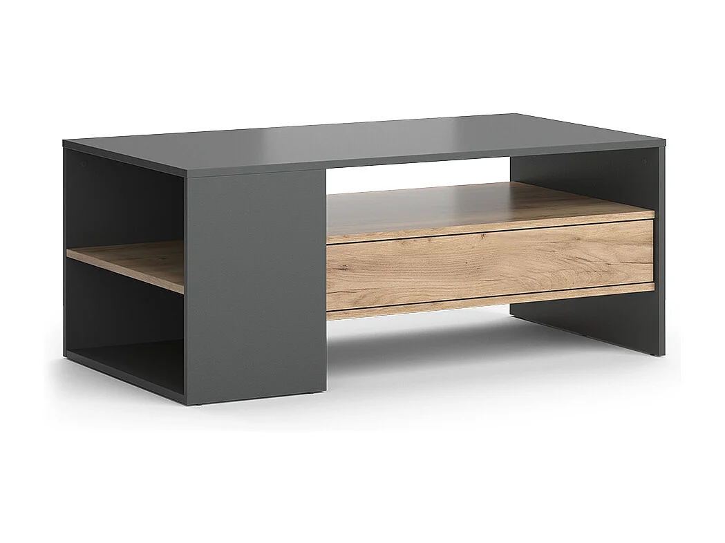 Table basse chêne de force doré 110x60x45.5 fabien
