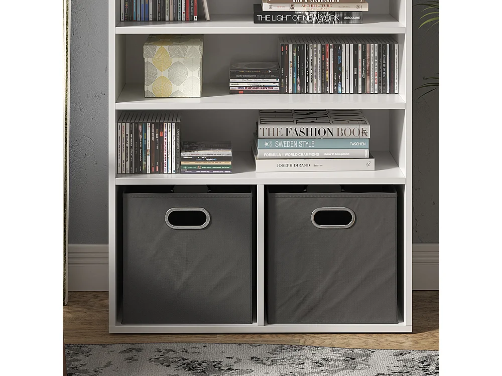 Bücherregal weiß 72x30.6x90.2