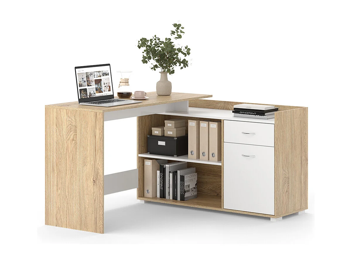 Bureau dangle sonoma 135x77x115 noira