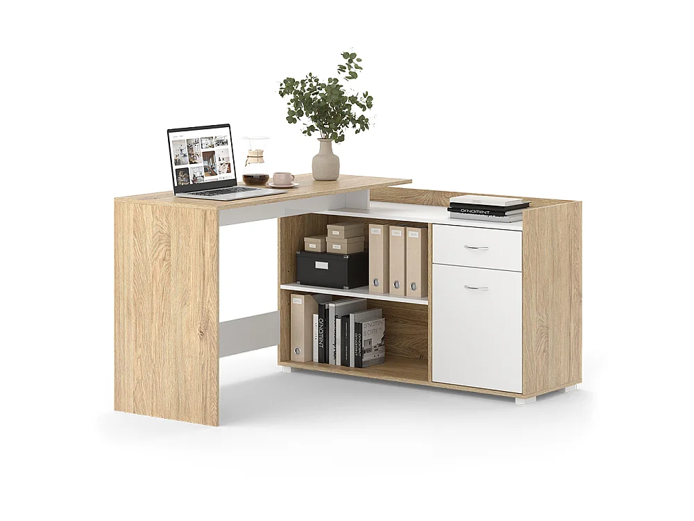 Bureau dangle sonoma 135x77x115 noira