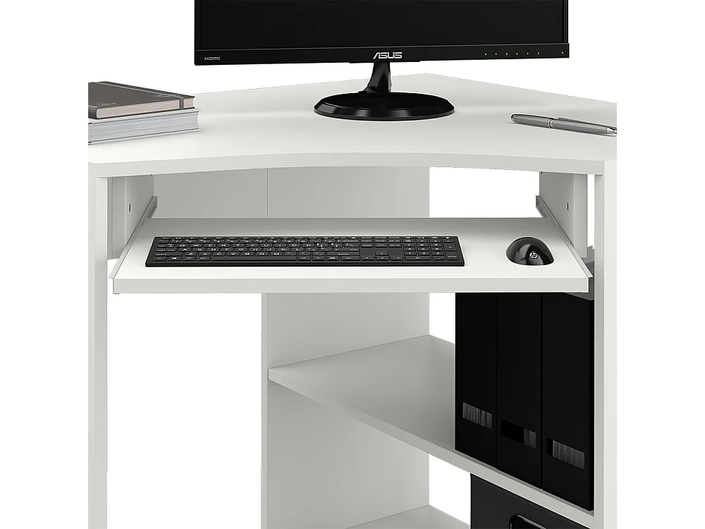 Scrivania angolare bianco 83x76x77 odin