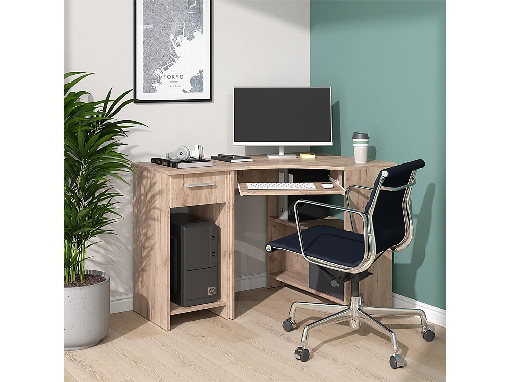 Scrivania angolare sonoma 83x76x77 odin