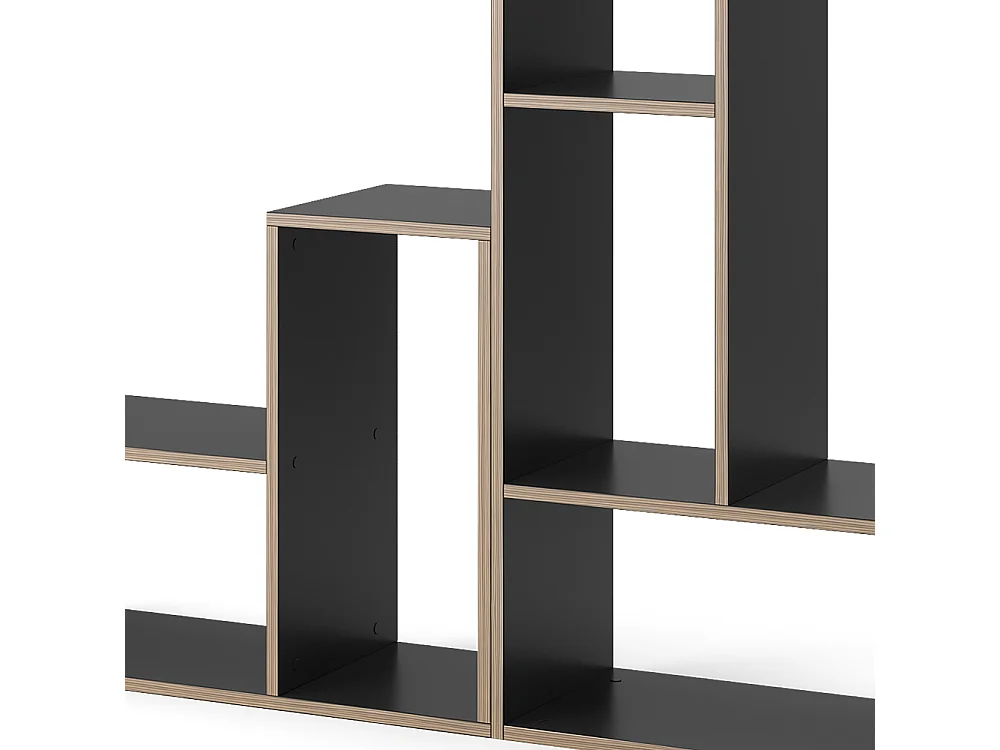 Bücherregal anthrazit 112.8x30x56.4 tetrix