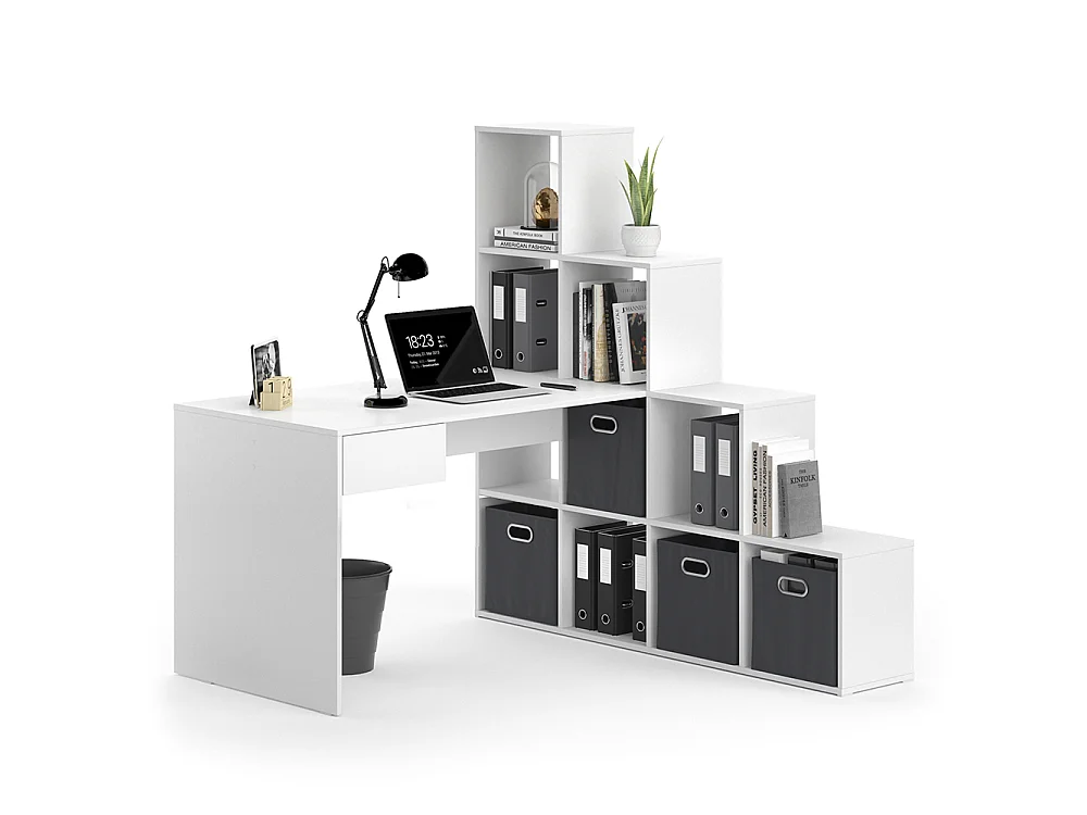 Mesa de canto branco 139x142.4x143 sarah