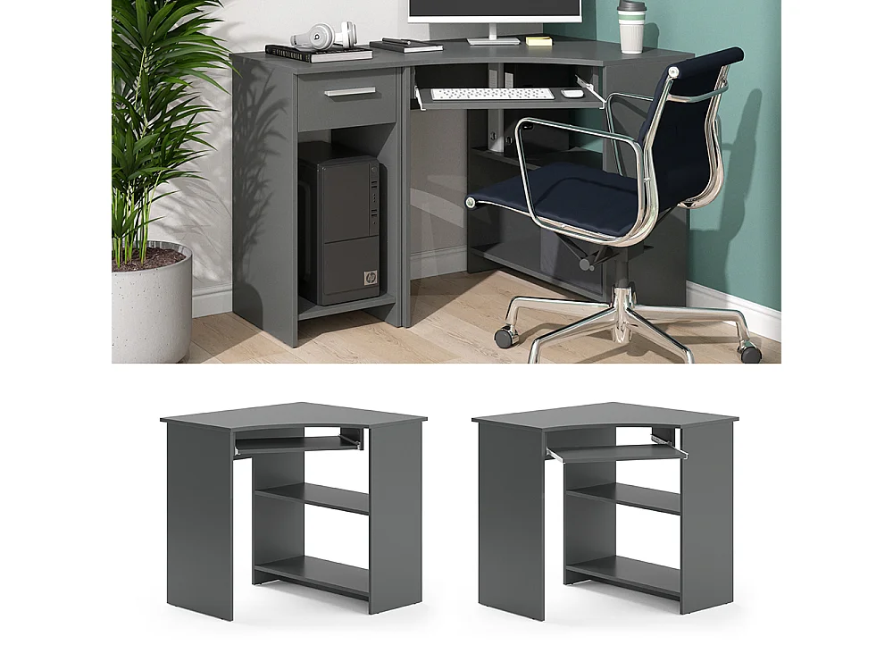Bureau dangle anthracite 83x76x77 odin