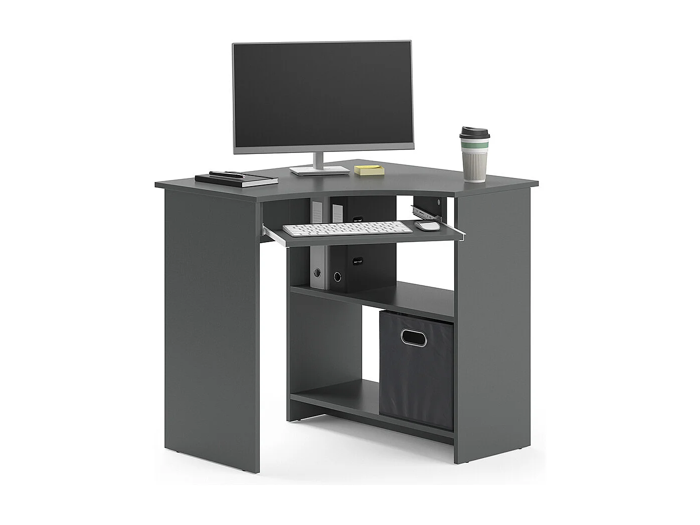 Bureau dangle anthracite 83x76x77 odin