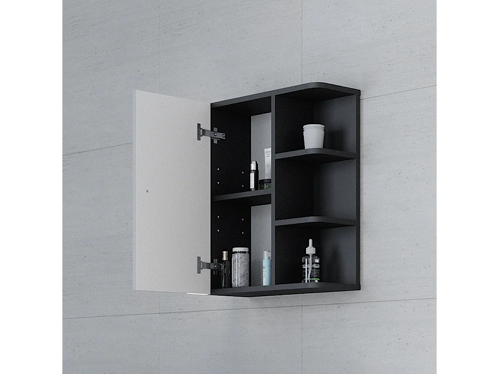 Armoire murale blanc haute brillance 47.2x20.8x59.2 fynn