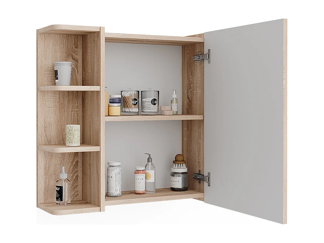 armoire de toilette sonoma 62x20.8x64 fynn