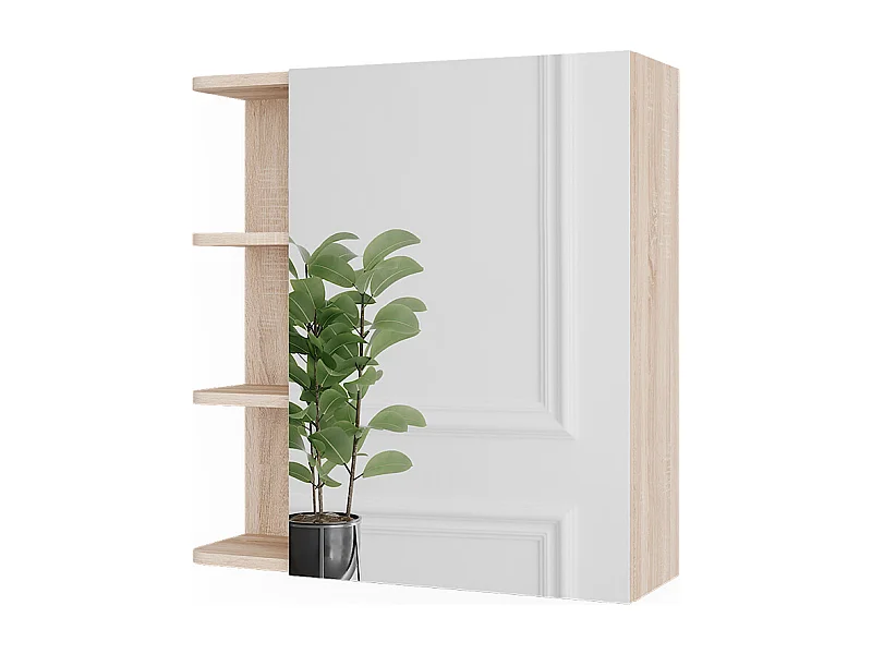 armoire de toilette sonoma 62x20.8x64 fynn