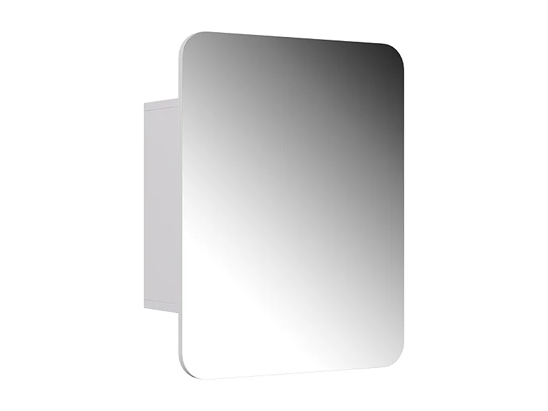 Armario con espejo para baño blanco 65x17.4x50 zino